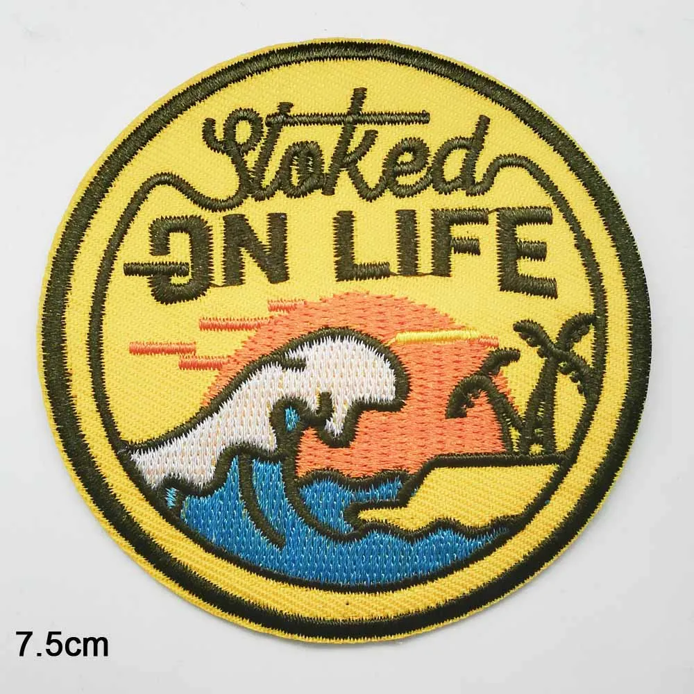Life Iron On Patches Embroidered Clothes Patch For Clothing Clothes Stickers Garment Apparel Accessories
Life Iron On Patches Embroidered Clothes Patch For Clothing Clothes Stickers Garment Apparel Accessories