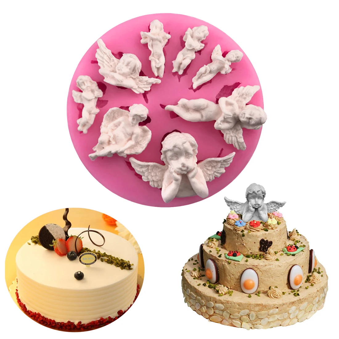 Cake Decorating Tools 1PC Angel Baby Candy Mould Silicone Soap Mold Fondant Cake Chocolate Stencils Kitchen Pastry Baking
Cake Decorating Tools 1PC Angel Baby Candy Mould Silicone Soap Mold Fondant Cake Chocolate Stencils Kitchen Pastry Baking