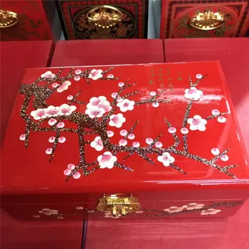 beautiful NEW Chinese handmade classic wooden lacquer & Red box Plum blossom 2 layers 009
beautiful NEW Chinese handmade classic wooden lacquer & Red box Plum blossom 2 layers 009