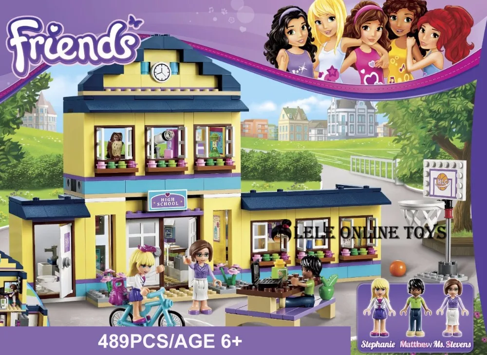 Building Blocks Set Compatible with Friends Series 489 Pcs 3 Toy Figures DIY HIgh School Brinquedos Bricks Toys for Girls Building Blocks Set Compatible with Friends Series 489 Pcs 3 Toy Figures DIY HIgh School Brinquedos Bricks Toys for Girls<br><br>Aliexpress