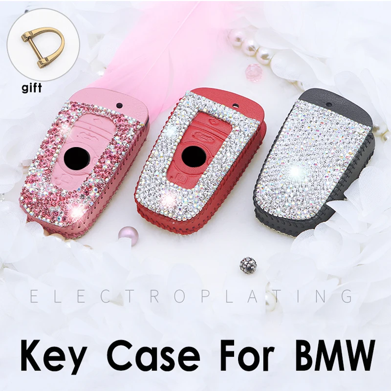 Luxury Diamond crystal car key case cover/ key shell for BMW 1 2 3 4 5 6 7 series X3 X4 Car Smart Remote Key Cover Girls Women
Luxury Diamond crystal car key case cover/ key shell for BMW 1 2 3 4 5 6 7 series X3 X4 Car Smart Remote Key Cover Girls Women