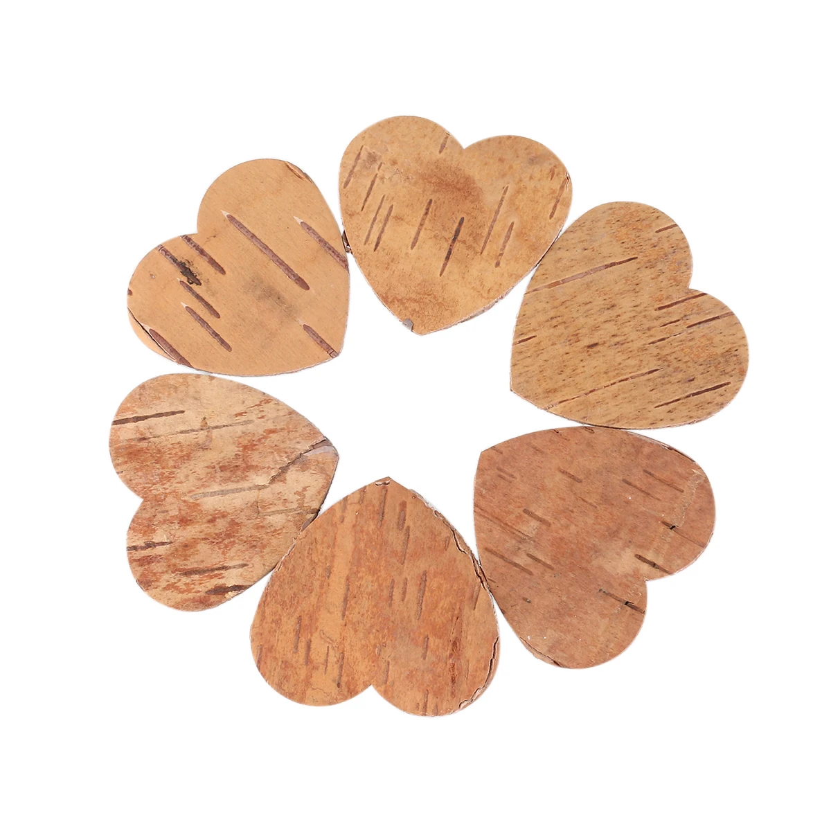 8 X hojas de Corteza de Abedul árbol Rústico De Novia Boda lugar Decorativo formas Crafts 