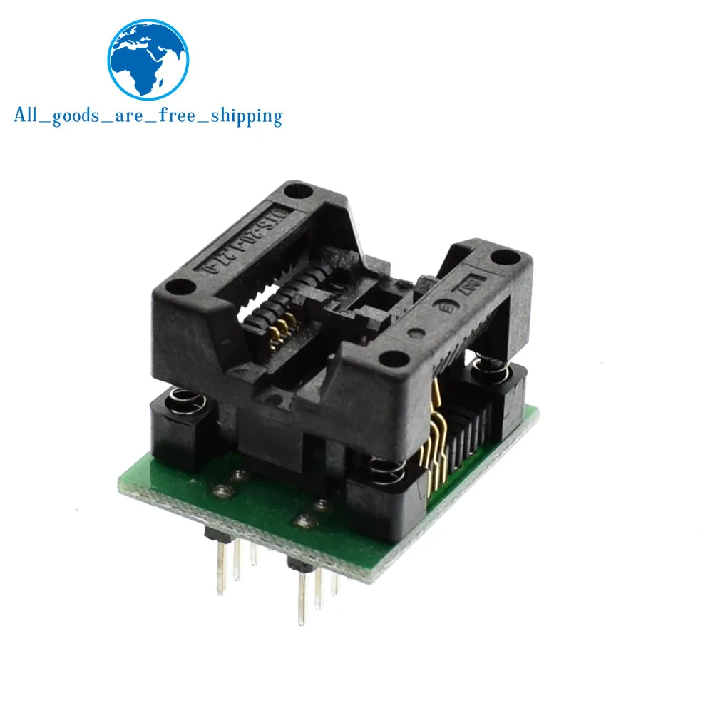 TZT SOIC8 SOP8 to DIP8 Wide-body Seat Wide 200mil Programmer Adapter Socket Blue
TZT SOIC8 SOP8 to DIP8 Wide-body Seat Wide 200mil Programmer Adapter Socket Blue