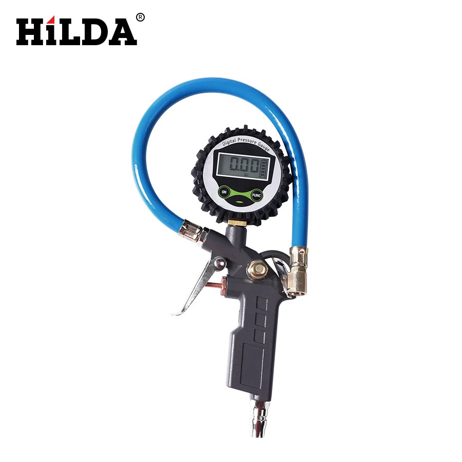 HILDA Dial Meter Vehicle Tester Tyre Inflation Gun Monitoring Tool Digital Car Truck Air Tire Pressure Inflator Gauge
HILDA Dial Meter Vehicle Tester Tyre Inflation Gun Monitoring Tool Digital Car Truck Air Tire Pressure Inflator Gauge