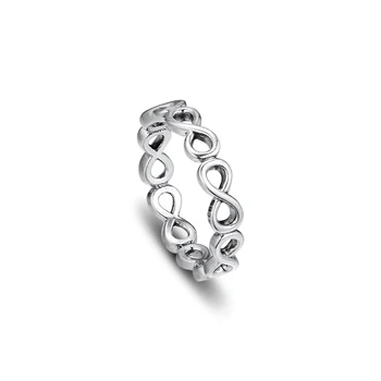 Authentic 925 Sterling Silver Rings Infinite Shine Ring for Women Wedding Jewelry Sterling-Silver-Jewelry #52-58
Authentic 925 Sterling Silver Rings Infinite Shine Ring for Women Wedding Jewelry Sterling-Silver-Jewelry #52-58