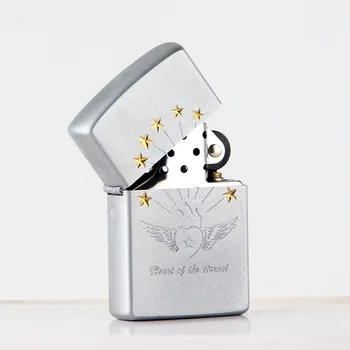 Eternal heart creativity pure copper-kerosene windproof lighter, Metal lighter Gift lighters for men.
Eternal heart creativity pure copper-kerosene windproof lighter, Metal lighter Gift lighters for men.