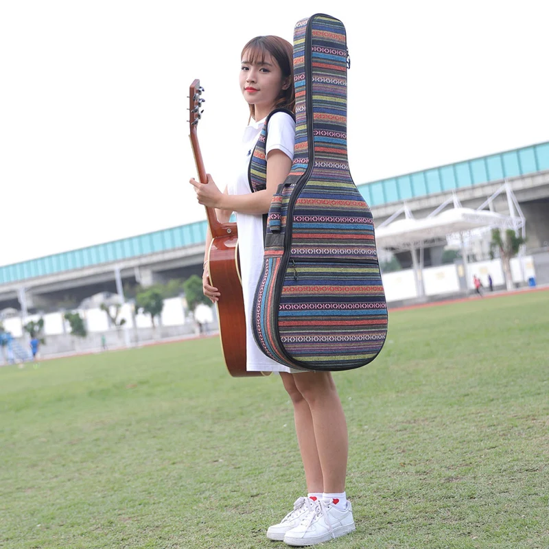 Ethnic Knitting Style 40 / 41 Inch Guitar Bag Waterproof Acoustic Electric Guitar Carry Case Backpack For Guitar
Ethnic Knitting Style 40 / 41 Inch Guitar Bag Waterproof Acoustic Electric Guitar Carry Case Backpack For Guitar