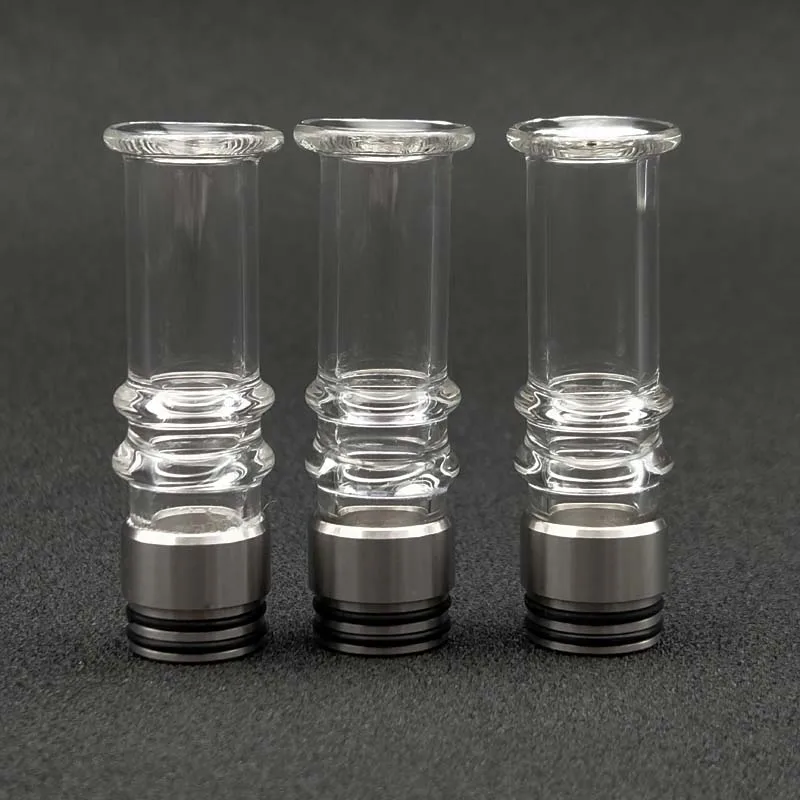 Длинный прямой стеклянный дрип тип VapeSoon 810 для испарителя SMOK TFV8/TFV8 BIG BABY/TFV12 TFV8 X