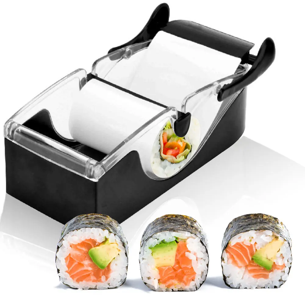 1Set Magic Sushi Roll Maker DIY Rice Roller Mold Perfect Cutter Easy Sushi Making Machine Kitchen Gadget
1Set Magic Sushi Roll Maker DIY Rice Roller Mold Perfect Cutter Easy Sushi Making Machine Kitchen Gadget