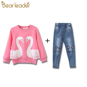 Bear Leader Girls Jeans 2020 Spring Cartoon Cat On Knee Trousers Children's Pencil Leggings Light Blue Pantalon Fillette 2-6Y
Bear Leader Girls Jeans 2020 Spring Cartoon Cat On Knee Trousers Children's Pencil Leggings Light Blue Pantalon Fillette 2-6Y