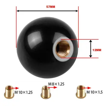 Round Car Gear Knob Billiard Ball Shifter Lever Universal Cover With Thread Adapters
Round Car Gear Knob Billiard Ball Shifter Lever Universal Cover With Thread Adapters