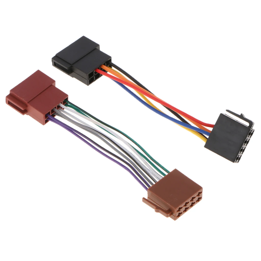 ISO Car Radio Wire Cable Wiring Harness Stereo Adapter Connector for VW Good Qaulity and Fast For Shipping