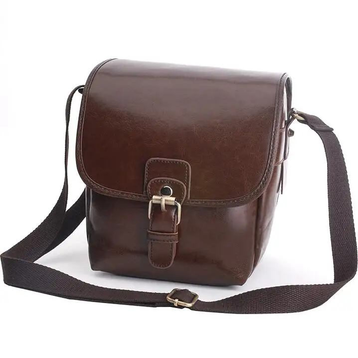 Retro Korean Leather Bag Waterproof Camera Leisure Shoulder Case FOR CANON NIKON 500D 650D D60 D600 D70 D700 | Электроника