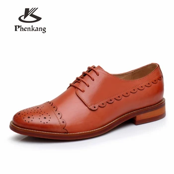 Genuine sheepskin leather brogue yinzo woman flats shoes vintage handmade oxford shoes winter red orange yellow 2020
Genuine sheepskin leather brogue yinzo woman flats shoes vintage handmade oxford shoes winter red orange yellow 2020