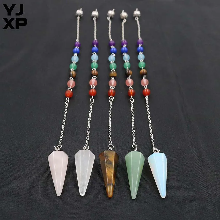 YJXP Reiki Healing Natural Rose Pink Quartzs White Crystal Opal 7 Chakra Hexagon Pyramid Amulet Pendulum Pendant Charms Jewelry 
YJXP Reiki Healing Natural Rose Pink Quartzs White Crystal Opal 7 Chakra Hexagon Pyramid Amulet Pendulum Pendant Charms Jewelry