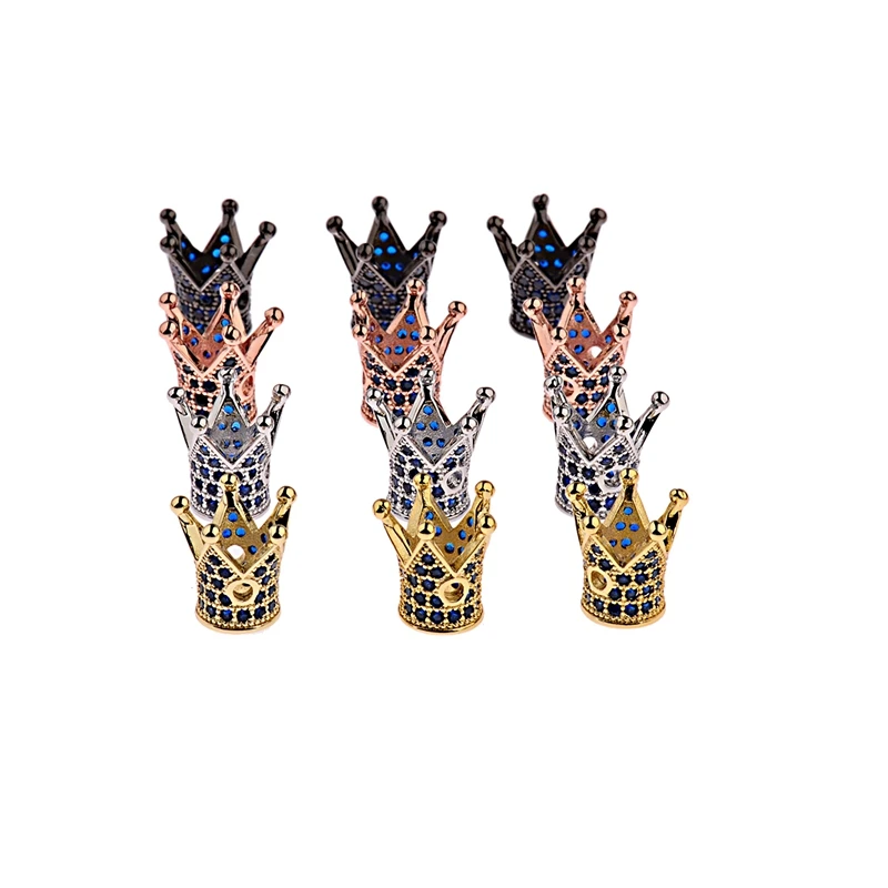 New Zircon CZ Crown Beads Big Hole Space Beads DIY Bracelet Making Jewelry Accessories Gifts Wholesale
New Zircon CZ Crown Beads Big Hole Space Beads DIY Bracelet Making Jewelry Accessories Gifts Wholesale
