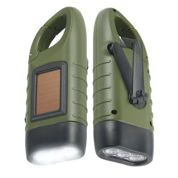 Mini Rechargeable LED Hand Crank Solar Powered Flashlight Torch Emergency Light Lantern For Outdoor Camping Hiking Cycling
Mini Rechargeable LED Hand Crank Solar Powered Flashlight Torch Emergency Light Lantern For Outdoor Camping Hiking Cycling