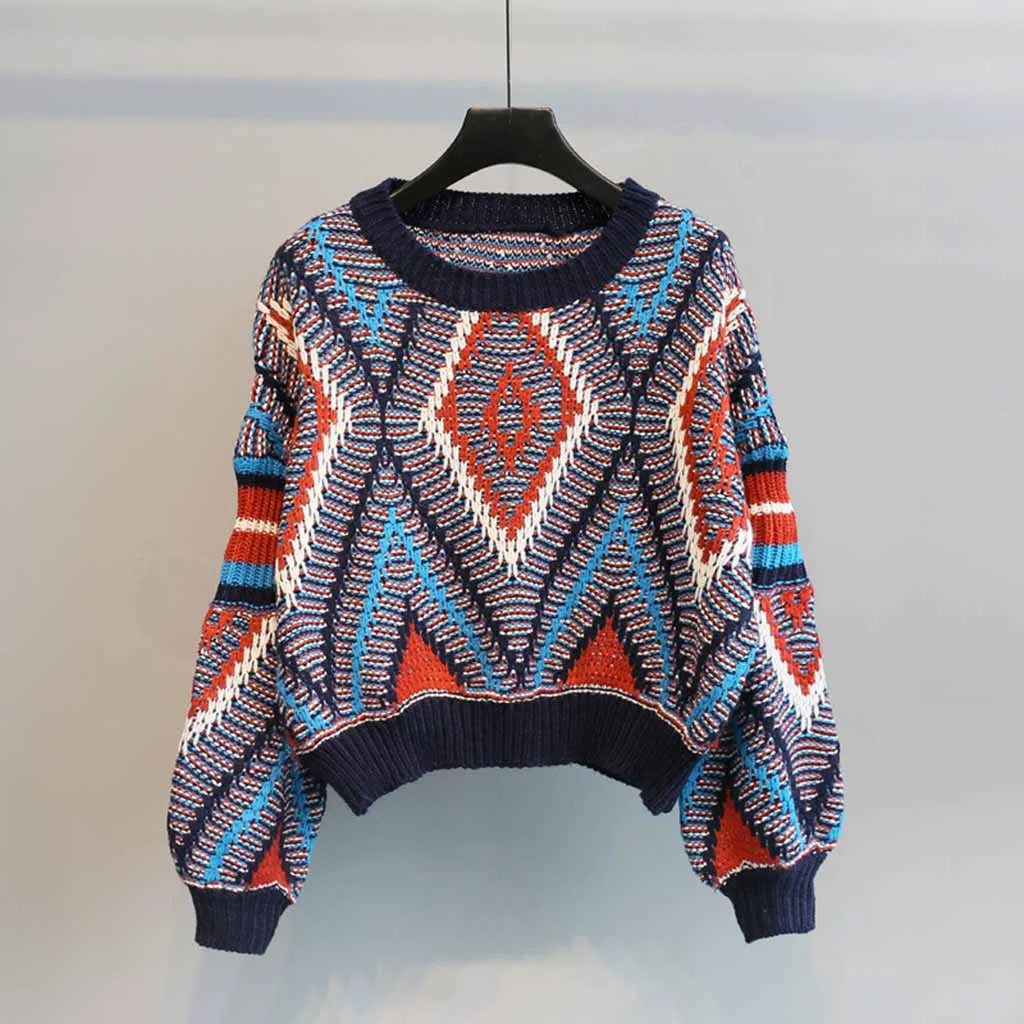 2019 New Arrival Style Women Round Neck Hand Sleeve Geometric Sweater Long Sleeve Pullover Top Hot Sale
2019 New Arrival Style Women Round Neck Hand Sleeve Geometric Sweater Long Sleeve Pullover Top Hot Sale