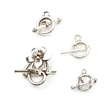 New Fashion Antique Silver Color OT Toggle Buckle Connectors Fit Bracelet Necklace Clasps DIY Jewelry Findings Accessories
New Fashion Antique Silver Color OT Toggle Buckle Connectors Fit Bracelet Necklace Clasps DIY Jewelry Findings Accessories
