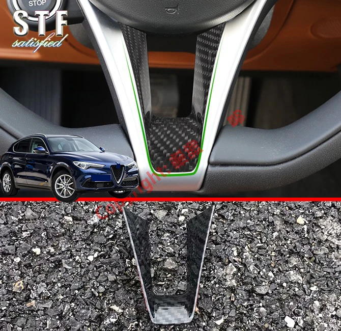 Carbon Fiber Style Interior Steering Wheel Trim Cover U Shape For Alfa Romeo Stelvio 2017 2018 2019 Car Accessories Stickers W4
Carbon Fiber Style Interior Steering Wheel Trim Cover U Shape For Alfa Romeo Stelvio 2017 2018 2019 Car Accessories Stickers W4