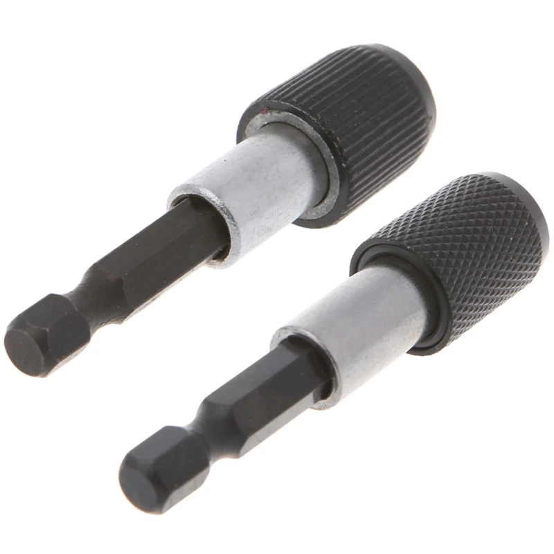 1/4" Hex Shank Magnetic Quick Release Screwdriver Bit Holder 60mm Drive Drill Electric Tool
1/4" Hex Shank Magnetic Quick Release Screwdriver Bit Holder 60mm Drive Drill Electric Tool