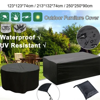 Black Polyester PVC Square Chair Cover Outdoor Garden Superior Dust-proof Waterproof Chair Covers Garden Furniture Cover
Black Polyester PVC Square Chair Cover Outdoor Garden Superior Dust-proof Waterproof Chair Covers Garden Furniture Cover
