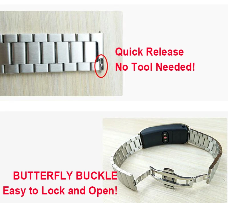 Stainless Steel Watch Band for HUAWEI