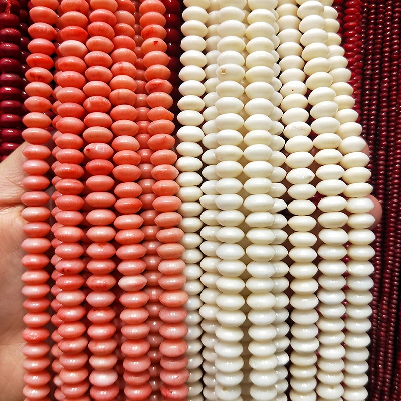 Fishionable Abacus Shape Coral Beads Jewelry Making 5x8mm/5x9mm Flat Round Loose Coral Beads For Jewelry Making DIY Accessoires
Fishionable Abacus Shape Coral Beads Jewelry Making 5x8mm/5x9mm Flat Round Loose Coral Beads For Jewelry Making DIY Accessoires