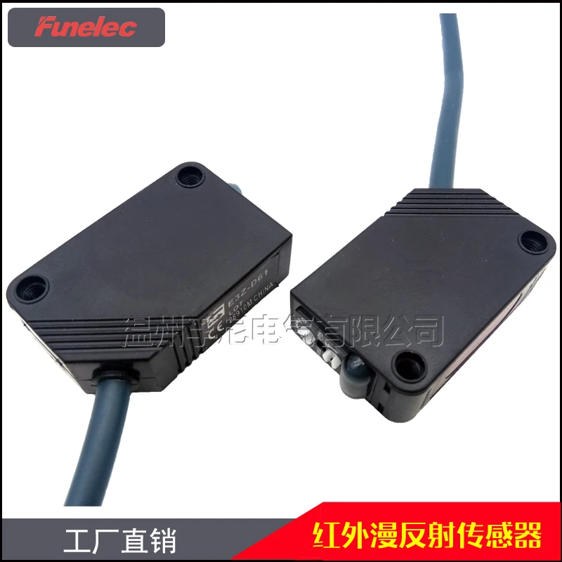 Infrared diffuse reflection photoelectric switch sensor E3Z-D61 detection distance 10-50CM adjustable with normally open normall
Infrared diffuse reflection photoelectric switch sensor E3Z-D61 detection distance 10-50CM adjustable with normally open normall