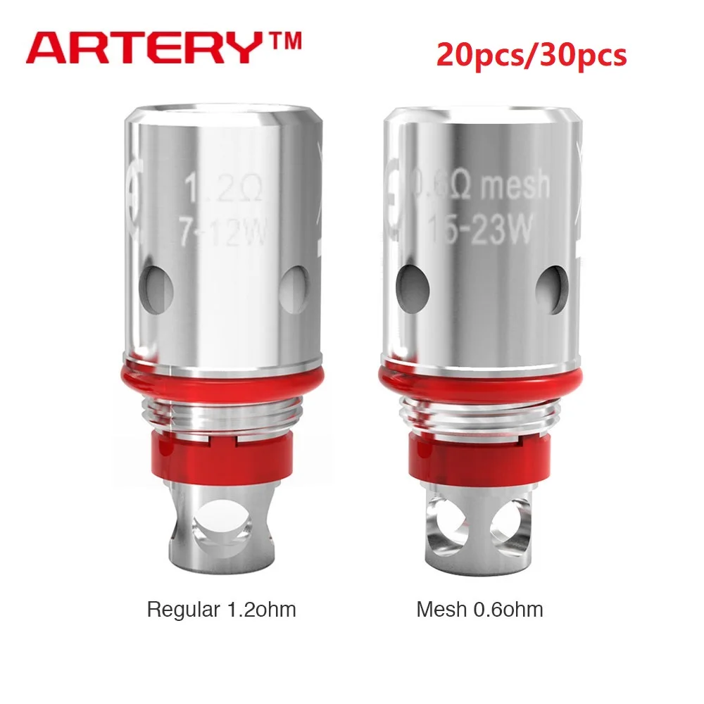 20pcs/30pcs Original Artery PAL II Coil with Mesh 0.6ohm/Regular 1.2ohm for Artery PAL 2 Pod Kit Artery PAL 2 Replacement Coil
20pcs/30pcs Original Artery PAL II Coil with Mesh 0.6ohm/Regular 1.2ohm for Artery PAL 2 Pod Kit Artery PAL 2 Replacement Coil