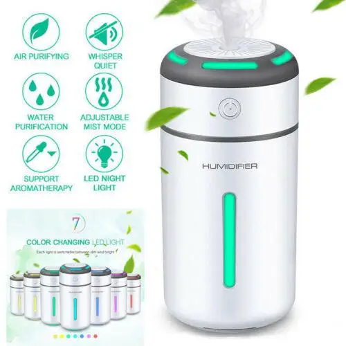 BEESCLOVER 7 Colors LED Ultrasonic Essential Oil Diffuser Mini Aromatherapy Air Humidifier r20
BEESCLOVER 7 Colors LED Ultrasonic Essential Oil Diffuser Mini Aromatherapy Air Humidifier r20