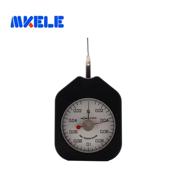 

SEN-0.1-2 0.1N Tensiometer Analog Dial Gauge Double Pointer Force Tools Tension Meter