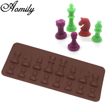 Aomily 21.8*8.8cm16 Cavity Chess Shaped Chocolate Cake Sugar Silicone Mould Ice Mini Cube Tray Kitchen Baking Pastry Tools
Aomily 21.8*8.8cm16 Cavity Chess Shaped Chocolate Cake Sugar Silicone Mould Ice Mini Cube Tray Kitchen Baking Pastry Tools