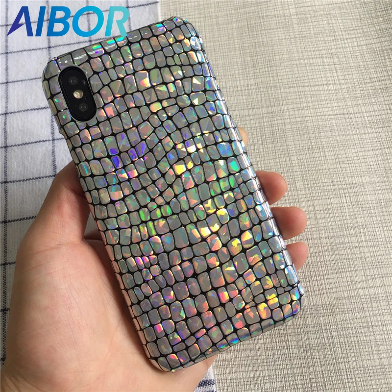 Luxury 3D Fashion shining change color laser crocodile grain texture soft phone case For iPhone XS X 8 7 6 6S Plus Capa cover
Luxury 3D Fashion shining change color laser crocodile grain texture soft phone case For iPhone XS X 8 7 6 6S Plus Capa cover