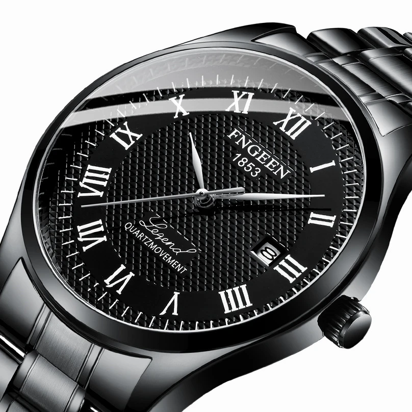 2019 New Luxury Brand Business Black Man Watch 5Bar Waterproof Full Steel Men watches Montre Homme Trend Roman Scale Men's Watch
2019 New Luxury Brand Business Black Man Watch 5Bar Waterproof Full Steel Men watches Montre Homme Trend Roman Scale Men's Watch