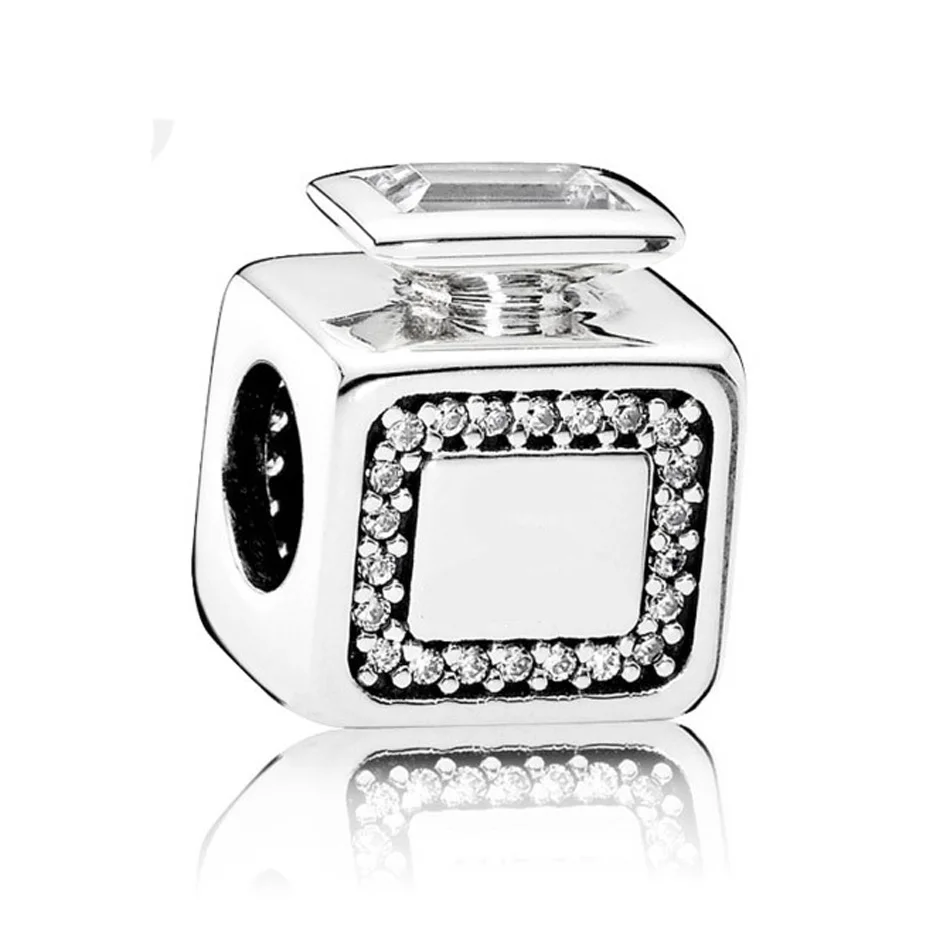 Authentic 925 Sterling Silver DIY Jewelry Signature Scent Charms fit Pandora Bracelet Bangle Crystal Clear CZ Girl Gift
Authentic 925 Sterling Silver DIY Jewelry Signature Scent Charms fit Pandora Bracelet Bangle Crystal Clear CZ Girl Gift