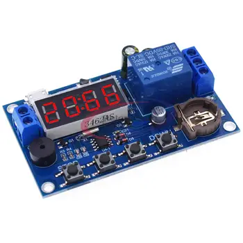 DC 5V Real time Timing Delay Timer Relay Module Switch Control Clock Synchronization Multiple mode control Wiring diagram
DC 5V Real time Timing Delay Timer Relay Module Switch Control Clock Synchronization Multiple mode control Wiring diagram