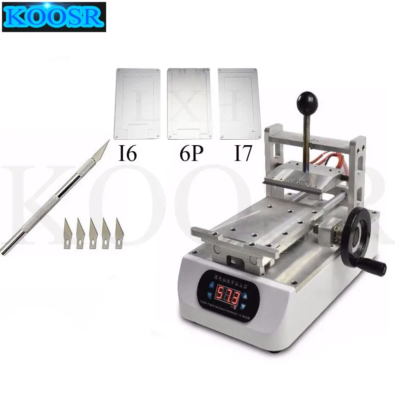 LOCA OCA UV Glue Adhesive Remove Machine LCD Touch Screen Degumming Machine + iPhone 6/6Plus/7 Molds
LOCA OCA UV Glue Adhesive Remove Machine LCD Touch Screen Degumming Machine + iPhone 6/6Plus/7 Molds