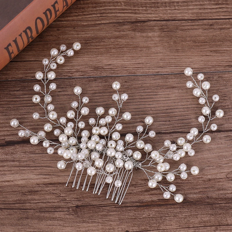 Silver Pearl Hair Jewelry (2)