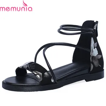 MEMUNIA 2020 newest women sandals flock print Beach shoes zipper simple summer shoes fashion flat shoes woman casual footwear
MEMUNIA 2020 newest women sandals flock print Beach shoes zipper simple summer shoes fashion flat shoes woman casual footwear