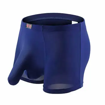 Sexy Gay Underwear Men Boxer Shorts Ice Silk Panties Man Semi-transparent Breathable Nose Capsule Underpants Cueca masculina S-L
Sexy Gay Underwear Men Boxer Shorts Ice Silk Panties Man Semi-transparent Breathable Nose Capsule Underpants Cueca masculina S-L