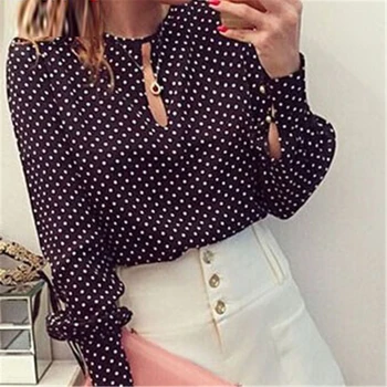New OL Blouse Women Shirts Work Wear Elegant Slim Tops And Blouses Long Sleeve Chiffon Blouses Dot Print Chiffon Shirt
New OL Blouse Women Shirts Work Wear Elegant Slim Tops And Blouses Long Sleeve Chiffon Blouses Dot Print Chiffon Shirt