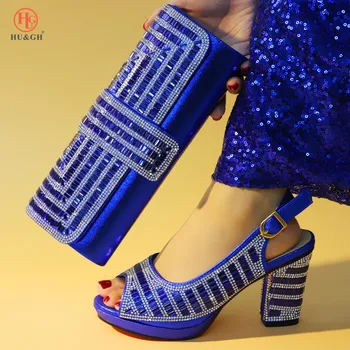 2020 Royal Blue Color Style African Shoes And Bag Set New Italian High Heels Shoe And Matching Bag Set For Party Dress Wedding
2020 Royal Blue Color Style African Shoes And Bag Set New Italian High Heels Shoe And Matching Bag Set For Party Dress Wedding