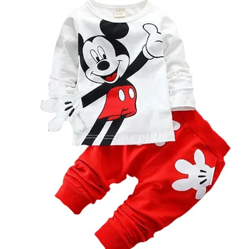 Cartoon Minnie Mickey Cotton Baby Boys Leisure jacket+pants 2pcs Clothing set bebes Tracksuit Girls Clothes Kids Newborn Suits
Cartoon Minnie Mickey Cotton Baby Boys Leisure jacket+pants 2pcs Clothing set bebes Tracksuit Girls Clothes Kids Newborn Suits