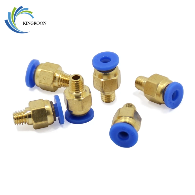 10pcs PC4-M6 Pneumatic Straight Connector Brass Part For MK8 OD 4mm 6mm Tube Filament M6 Feed Fitting Coupler 3D Printers Parts
10pcs PC4-M6 Pneumatic Straight Connector Brass Part For MK8 OD 4mm 6mm Tube Filament M6 Feed Fitting Coupler 3D Printers Parts