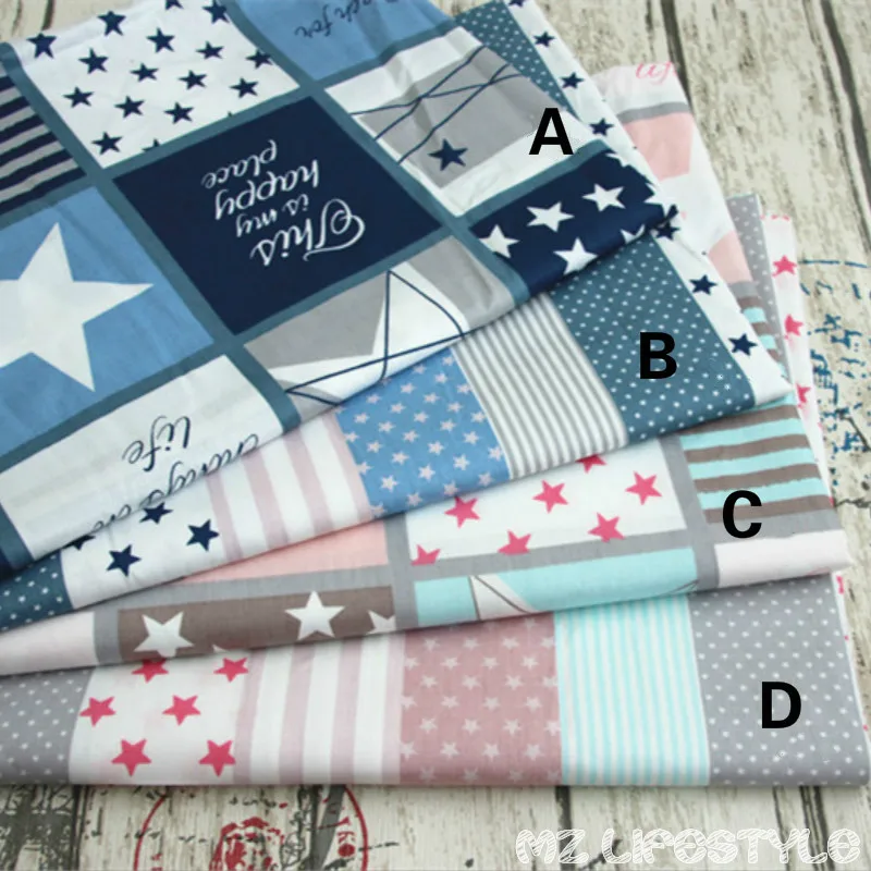 Kids cotton twill fabric Meter Printed stars pattern Cloth for DIY handmade Sewing Kids Baby Bedding Fabrics for Patchwork
Kids cotton twill fabric Meter Printed stars pattern Cloth for DIY handmade Sewing Kids Baby Bedding Fabrics for Patchwork