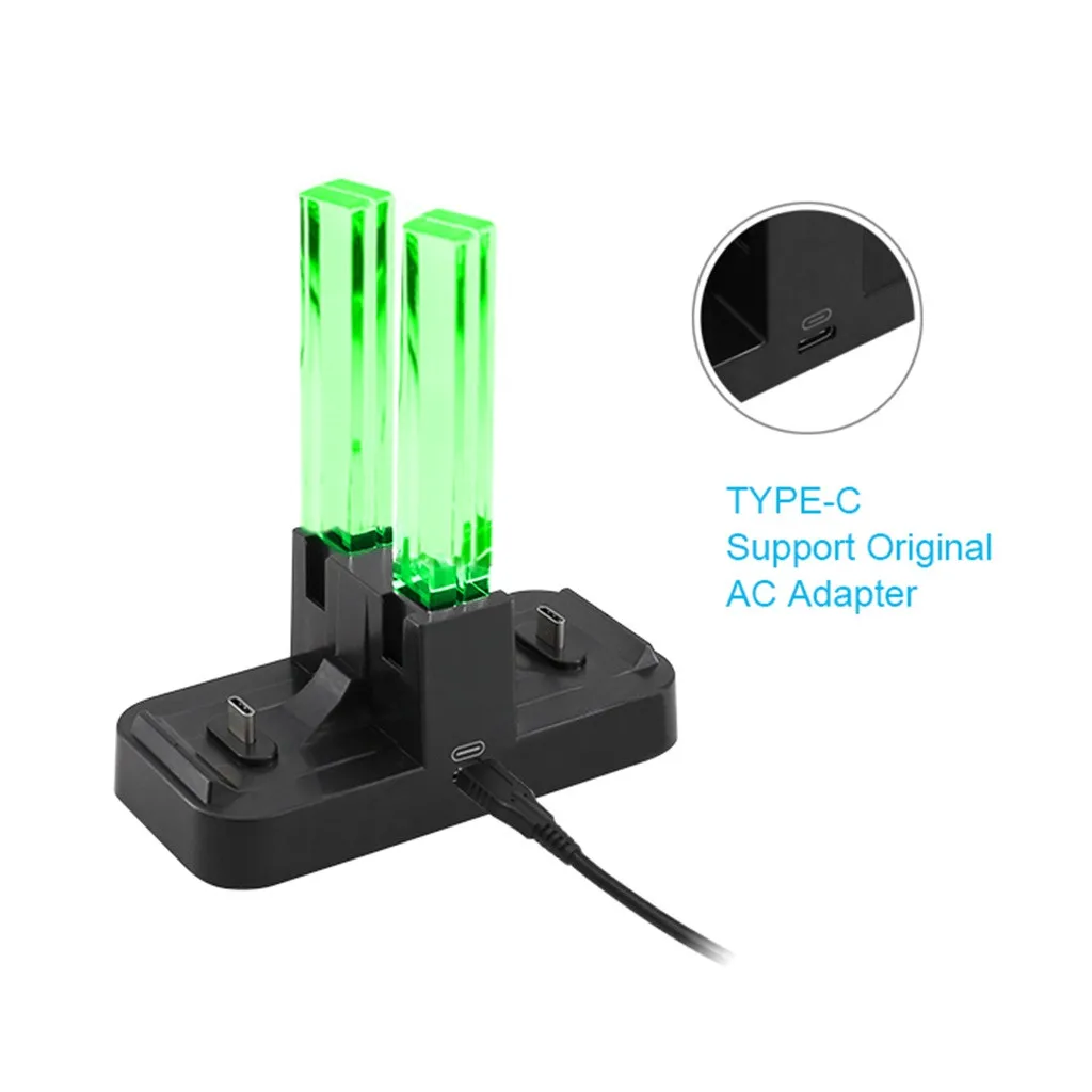 Charge Dock Charging Station LED indication Stand For Nintend o Switch Joy-Con Best Gift for Child Nostalgic Player Game Consol
Charge Dock Charging Station LED indication Stand For Nintend o Switch Joy-Con Best Gift for Child Nostalgic Player Game Consol