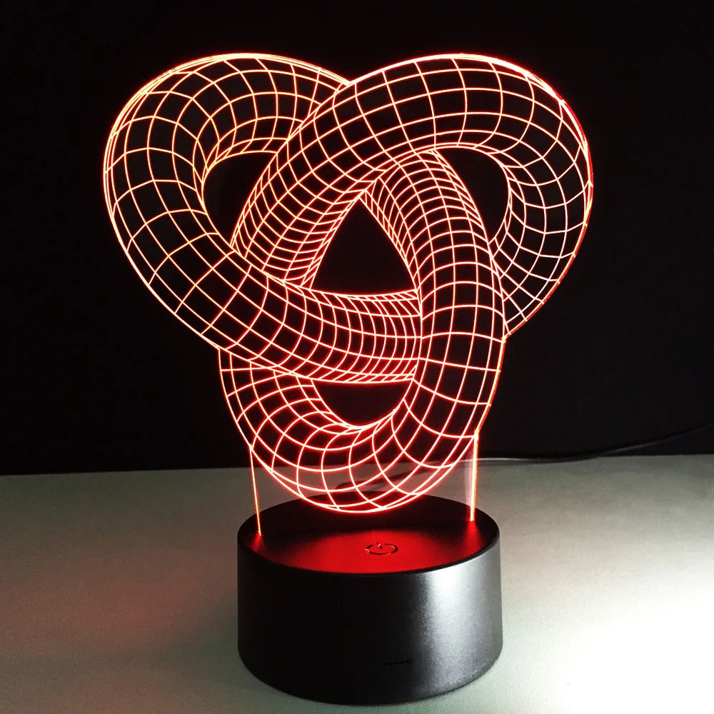 3D Lamp USB Novelty Night Light Abstract Pattern Color Changeable Desk Lamps Creative Gifts or Home Night Led Lamp
3D Lamp USB Novelty Night Light Abstract Pattern Color Changeable Desk Lamps Creative Gifts or Home Night Led Lamp