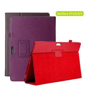 For New Surface Pro5 12.3 inch Tablet PU Leather Folding Folio Case Stand Cover for Surface Pro3 Pro4 Cases
For New Surface Pro5 12.3 inch Tablet PU Leather Folding Folio Case Stand Cover for Surface Pro3 Pro4 Cases