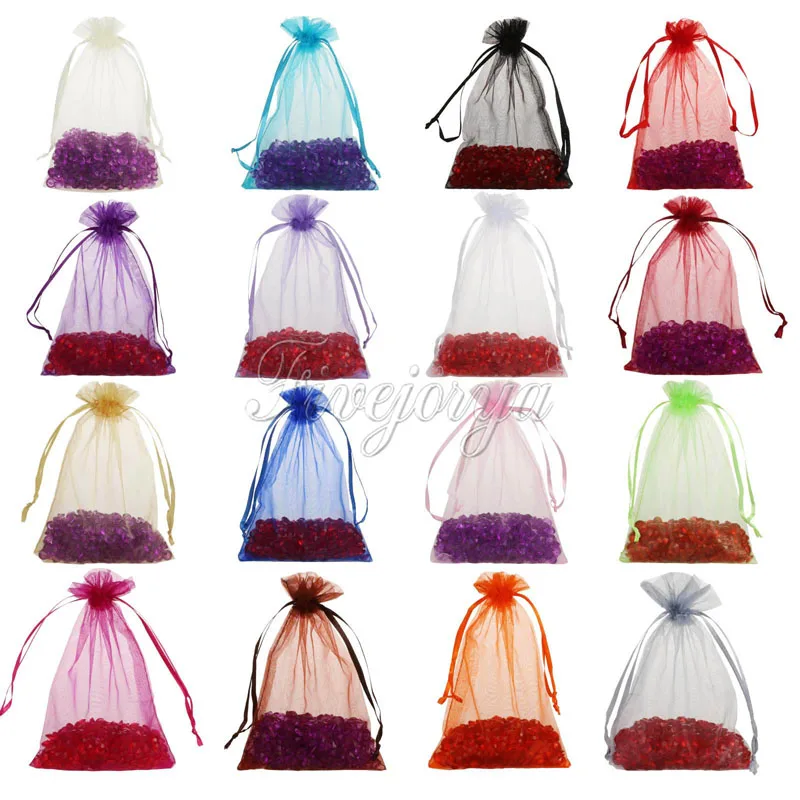 100pcs 10x15cm Sheer Organza Bags Pouch Drawable Jewelry Gift Packaging Bag Candy Bag for Wedding Party Favors Xmas Decorations
100pcs 10x15cm Sheer Organza Bags Pouch Drawable Jewelry Gift Packaging Bag Candy Bag for Wedding Party Favors Xmas Decorations